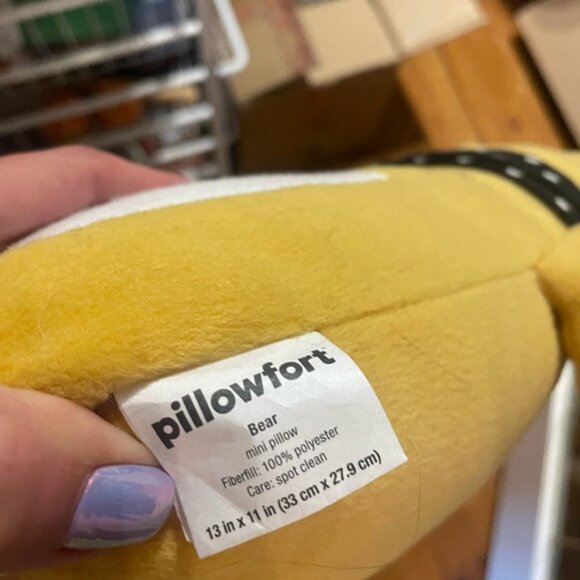 20" Pillowfort Teddy Bear with Polka Dot Scarf - Picture 2 of 6